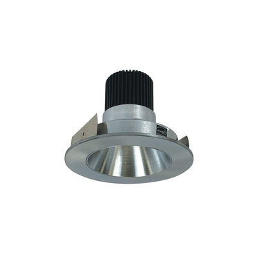 Nora Lighting 4" Iolite LED Round Reflector, 1000Lm / 14W, 3500K, Natural Metal Reflector / Natural Metal Flange