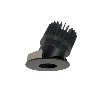 Nora Lighting 4" Iolite LED Round Adjustable Pinhole, 1500Lm/2000Lm/2500Lm Varies By Housing, 2700K, Black Pinhole / Black Flange