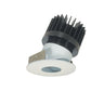 Nora Lighting 4" Iolite LED Round Adjustable Pinhole, 1500Lm/2000Lm/2500Lm Varies By Housing, 2700K, Matte Powder White Pinhole / Matte Powder White Flange