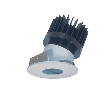 Nora Lighting 4" Iolite LED Round Adjustable Pinhole, 1500Lm/2000Lm/2500Lm Varies By Housing, Comfort Dim, White Pinhole / White Flange