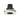 Nora Lighting 4" Iolite LED Round Pinhole, 1000Lm / 14W, 3500K, Black Pinhole / Matte Powder White Flange
