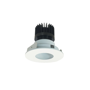 Nora Lighting 4" Iolite LED Round Pinhole, 1500Lm/2000Lm/2500Lm Varies By Housing, 5000K, Matte Powder White Pinhole / Matte Powder White Flange