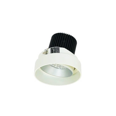 Nora Lighting 4" Iolite LED Round Trimless Adjustable, 1000Lm / 14W, 2700K, Haze Adjustable / Matte Powder White Reflector