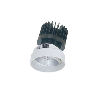 Nora Lighting 4" Iolite LED Round Trimless Adjustable, 1500Lm/2000Lm/2500Lm Varies By Housing, 5000K, Haze Adjustable / Matte Powder White Reflector