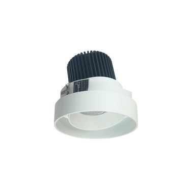 Nora Lighting 4" Iolite LED Round Trimless Adjustable, 800Lm / 14W, 5000K, Matte Powder White Adjustable / Matte Powder White Reflector