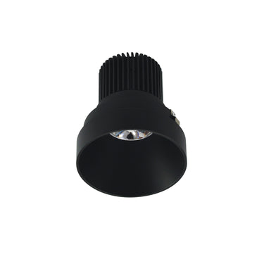 Nora Lighting 4" Iolite LED Round Trimless Downlight, 10-Degree Optic, 850Lm / 12W, 3500K, Black Finish