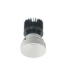 Nora Lighting 4" Iolite LED Round Trimless Downlight, 1500Lm/2000Lm/2500Lm Varies By Housing, Comfort Dim, Matte Powder White Finish