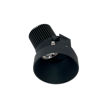 Nora Lighting 4" Iolite LED Round Trimless Adjustable Slot, 10-Degree Optic, 850Lm / 12W, 2700K, Black Finish