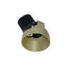 Nora Lighting 4" Iolite LED Round Trimless Adjustable Slot, 10-Degree Optic, 850Lm / 12W, 4000K, Champagne Haze Finish