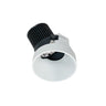 Nora Lighting 4" Iolite LED Round Trimless Adjustable Slot, 10-Degree Optic, 850Lm / 12W, 3500K, Matte Powder White Finish