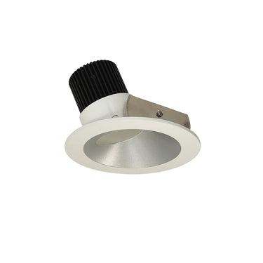 Nora Lighting 4" Iolite LED Round Wall Wash, 1000Lm / 14W, 3500K, Haze Reflector / Matte Powder White Flange