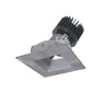 Nora Lighting 4" Iolite LED Square Adjustable Reflector With Square Aperture, 1500Lm/2000Lm Varies By Housing, 2700K, Haze Reflector / Natural Metal Flange