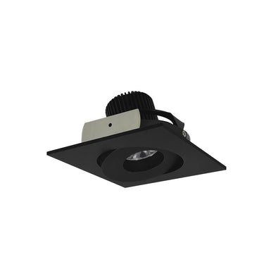 Nora Lighting 4" Iolite LED Square Adjustable Gimbal, 10-Degree Optic, 800Lm / 12W, 4000K, Black Finish