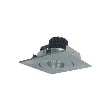 Nora Lighting 4" Iolite LED Square Adjustable Gimbal, 1000Lm / 14W, 3500K, Natural Metal Finish