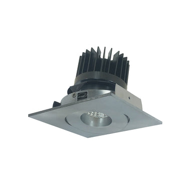 Nora Lighting 4" Iolite LED Square Adjustable Gimbal, 1500Lm/2000Lm/2500Lm Varies By Housing, 2700K, Natural Metal Finish