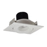 Nora Lighting 4" Iolite LED Square Adjustable Gimbal, 1000Lm / 14W, 4000K, White Finish