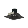 Nora Lighting 4" Iolite LED Square Bullnose, 10-Degree Optic, 950Lm / 12W, 3500K, Bronze Finish