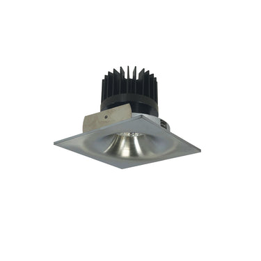 Nora Lighting 4" Iolite LED Square Bullnose, 800Lm / 14W, Comfort Dim, White Finish