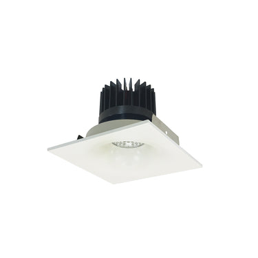 Nora Lighting 4" Iolite LED Square Bullnose, 1500Lm/2000Lm/2500Lm Varies By Housing, 5000K, White Finish