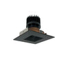 Nora Lighting 4" Iolite LED Square Reflector With Square Aperture, 1500Lm/2000Lm/2500Lm Varies By Housing, 4000K, Bronze Reflector / Bronze Flange