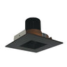 Nora Lighting 4" Iolite LED Square Reflector With Square Aperture, 10-Degree Optic, 850Lm / 12W, 3500K, Bronze Reflector / Bronze Flange