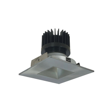 Nora Lighting 4" Iolite LED Square Reflector With Square Aperture, 1500Lm/2000Lm/2500Lm Varies By Housing, 5000K, Haze Reflector / Natural Metal Flange