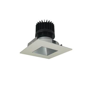 Nora Lighting 4" Iolite LED Square Reflector With Square Aperture, 1500Lm/2000Lm/2500Lm Varies By Housing, 2700K, Haze Reflector / White Flange