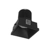 Nora Lighting 4" Iolite LED Square Trimless Downlight, 1000Lm / 14W, 2700K, Black Finish
