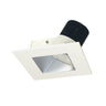 Nora Lighting 4" Iolite LED Square Wall Wash, 1000Lm / 14W, 4000K, Haze Reflector / White Flange