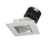 Nora Lighting 4" Iolite LED Square Wall Wash, 1500Lm/2000Lm Varies By Housing, 2700K, Haze Reflector / White Flange