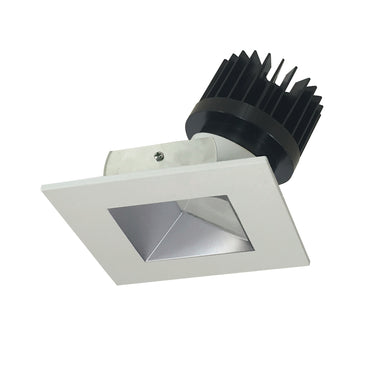 Nora Lighting 4" Iolite LED Square Wall Wash, 1500Lm/2000Lm Varies By Housing, 2700K, Haze Reflector / White Flange