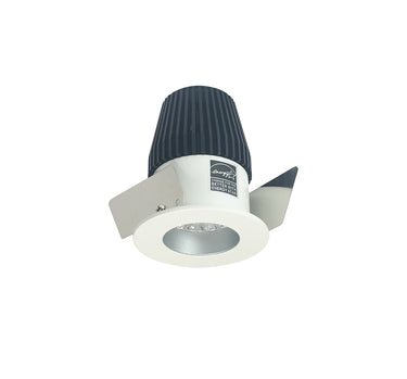 Nora Lighting 1" Iolite LED Ntf Round Reflector, 600Lm, 3000K, Haze Reflector / White Flange