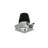 Nora Lighting 1" Iolite LED Ntf Square Bullnose, 600Lm, 3500K, Natural Metal Reflector / Natural Metal Flange