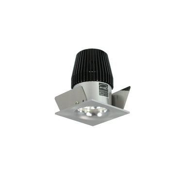 Nora Lighting 1" Iolite LED Ntf Square Bullnose, 600Lm, 3500K, Natural Metal Reflector / Natural Metal Flange
