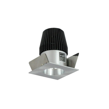 Nora Lighting 1" Iolite LED Bwf Square Reflector With Round Aperture, 600Lm, 5000K, Natural Metal Reflector With Round Aperture / Natural Metal Flange