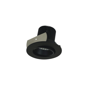 Nora Lighting 2" Iolite LED Round Adjustable Cone Reflector, 1000Lm / 14W, 3500K, Black Reflector / Black Flange