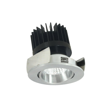 Nora Lighting 2" Iolite LED Round Adjustable Cone Reflector, 1500Lm/2000Lm/2500Lm Varies By Housing, 4000K, Natural Metal Reflector / Natural Metal Flange