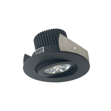 Nora Lighting 2" Iolite LED Round Adjustable Gimbal, 10-Degree Optic, 850Lm / 12W, 3000K, Black Finish