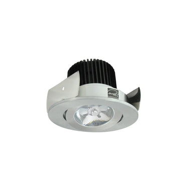 Nora Lighting 2" Iolite LED Round Adjustable Gimbal, 10-Degree Optic, 850Lm / 12W, 3000K, Natural Metal Finish