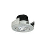 Nora Lighting 2" Iolite LED Round Adjustable Gimbal, 10-Degree Optic, 850Lm / 12W, 3500K, Natural Metal Finish