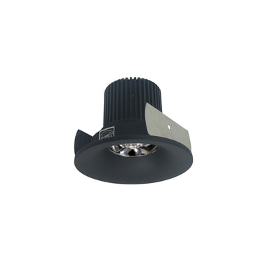 Nora Lighting 2" Iolite LED Round Bullnose, 10-Degree Optic, 850Lm / 12W, 3500K, Black Finish