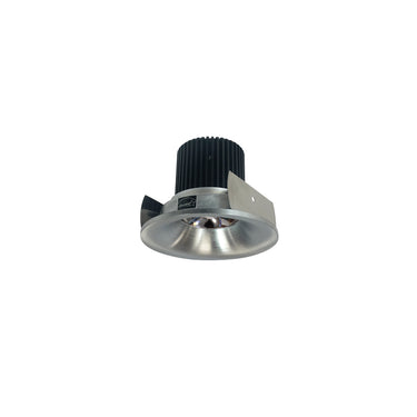 Nora Lighting 2" Iolite LED Round Bullnose, 10-Degree Optic, 850Lm / 12W, 4000K, Natural Metal Finish