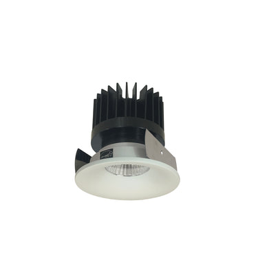 Nora Lighting 2" Iolite LED Round Bullnose, 1500Lm/2000Lm/2500Lm Varies By Housing, 4000K, White Finish