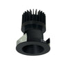 Nora Lighting 2" Iolite LED Round Reflector, 1500Lm/2000Lm/2500Lm Varies By Housing, 5000K, Black Reflector / Black Flange