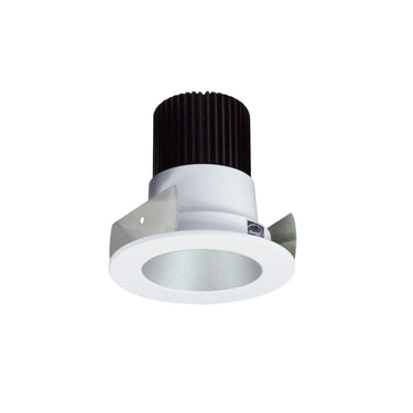 Nora Lighting 2" Iolite LED Round Reflector, 10-Degree Optic, 800Lm / 12W, 3000K, Haze Reflector / Matte Powder White Flange