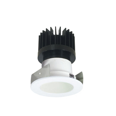 Nora Lighting 2" Iolite LED Round Reflector, 1500Lm/2000Lm/2500Lm Varies By Housing, 5000K, Matte Powder White Reflector / Matte Powder White Flange