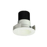Nora Lighting 2" Iolite LED Round Reflector, 1000Lm / 14W, 5000K, White Reflector / White Flange
