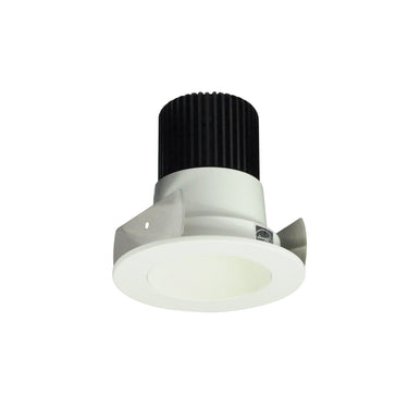 Nora Lighting 2" Iolite LED Round Reflector, 10-Degree Optic, 800Lm / 12W, 3500K, White Reflector / White Flange