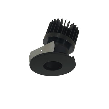 Nora Lighting 2" Iolite LED Round Adjustable Pinhole, 1500Lm/2000Lm/2500Lm Varies By Housing, 3500K, Black Pinhole / Black Flange