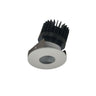 Nora Lighting 2" Iolite LED Round Adjustable Pinhole, 1500Lm/2000Lm/2500Lm Varies By Housing, 3000K, White Pinhole / White Flange